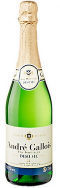 6x 0,75l Fl. Sekt, Andre Gallois Vin Mouseux Demi Sec