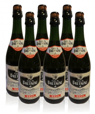 Cidre de Bretagne brut trocken Apfelwein Frankreich 6 x 0,75l