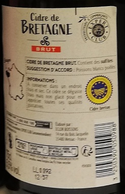 Cidre de Bretagne brut trocken Apfelwein Frankreich 6 x 0,75l
