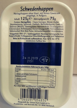Lysell Schwedenhappen125gr