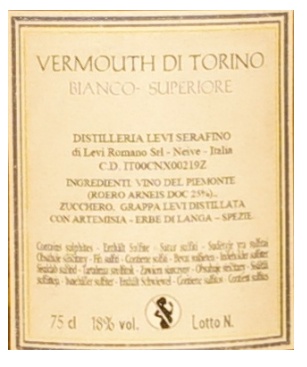 VERMOUTH TORINO BIANCO 17 Vol. % 3 x 0,7l
