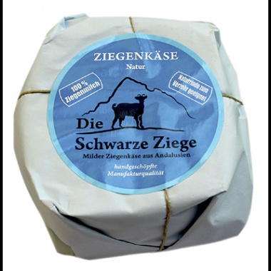 Schwarze Ziege Hartkse Natur 52 % Fett - 1 x 180 g Stck