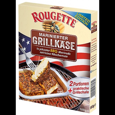Rougette Marinierter Grillkse BBQ 55 % Fett - 2 x 180 g Schachtel