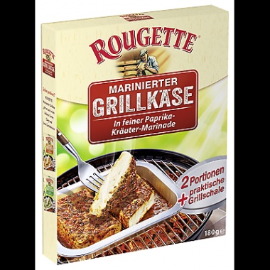 Rougette Marinierter Grillkse Paprka Kruter 55 % Fett - 2 x 180 g Schachtel