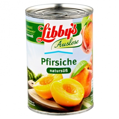 Libby´s Auslese Pfirsiche halbe Frucht naturs 425 ml