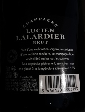 Lucien Lalardier Brut Champagne Frankreich 2 x  0,75l Flaschen - Prsent!