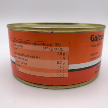 Metzgerei Heinrich Gulaschsuppe 4x300g Dose in Ringpull-Dosen