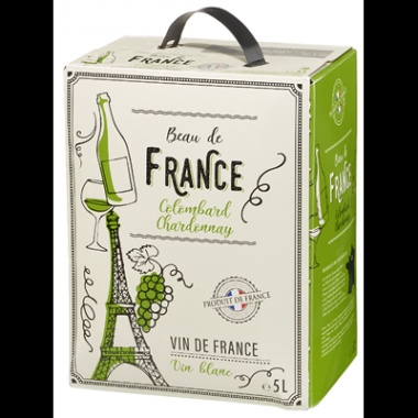 Weißwein Frankreich Colombard Chardonnay Bag in Box trocken (1x5L)