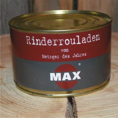 Max-Metzger Rinderrouladen (2 Stück) (400gDose) -Ringpull-Dose