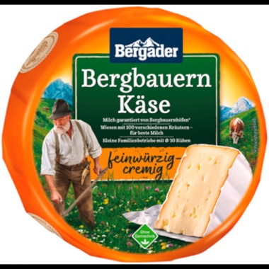 Bergader Bergbauern feinwrziger Kse 37 % Fett 300 g Paket