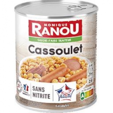 Monique Ranou - Cassoulet pur porc la boite de 840 g
