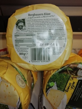 Bergader Weichkse Bergbauern  milder cremiger- 300 g Packung