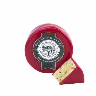 Snowdonia BOUNCING BERRY Mature Cheddar with Cranberries 200g