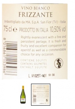 GALLERIA Bianco Vino Frizzante 6x0,75L Flaschen