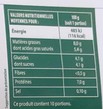 Fromage Blanc - Quark 8% Fettgehalt - Weidemilch - 1 kg