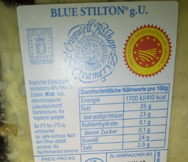 Stilton Blue Original - Kse aus England 150 g