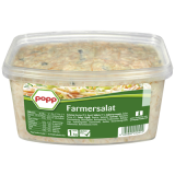 Popp Feinkost Farmersalat Gemüsesalat mit Karotten, Sellerie & Porree 1 kg
