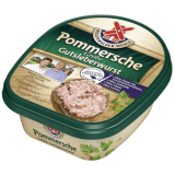 Pommersche grobe Gutsleberwurst, geräuchert - 2 x 125 g Becher