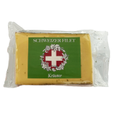SCHWEIZER FILET Schnittkäse mit Kräutern umhüllt 50 % Fett i.Tr. - 520 g Stück