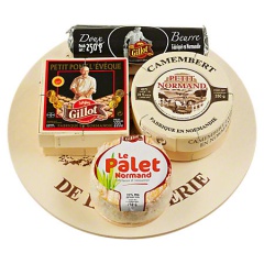 Gillot Plateau Normand N7 Kseplatte mit Rollenbutter ca. 870 g