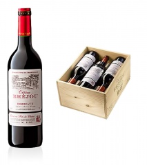 Chateau Brjou Bordeaux Rotwein AOC - 6 Flaschen in Origina