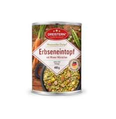 Dreistern Hausmacher Erbseneintopf + Wiener Wrstchen 400gr Dose