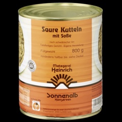 Sonnenalb Saure Kutteln mit Soe nach schwbischer Art Rind - 1 x 800 g Dose