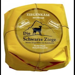 Schwarze Ziege Hartkse Olivenl 55 % Fett - 1 x 180 g Stck