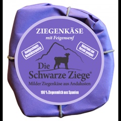 Schwarze Ziege Hartkse Mit Feigensenf  - 180 g Stck