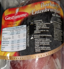 Barbarie Entenbrust geruchert  2 Stck ca. 600g