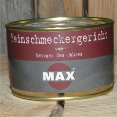 Max-Metzger Gekochte Rinderzunge in Rahmsoe (400g Dose) -Ringpull-Dose