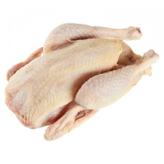 Französisches frisches Freiland-Hähnchen, grillfertig, natur ca 1,5kg Label Rouge. Fermiers de Loué