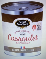 Cassoulet de Toulouse au Porc du Sud-Quest - Raynal & Roquelaure - 840 g