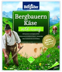 Bergader Bergbauern Kse Scheiben mild & nussig - 2x150 g Packung