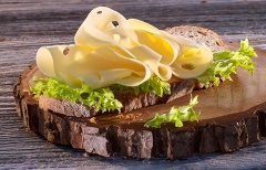 Bergader Bergbauern Käse Scheiben mild & nussig - 2x150 g Packung