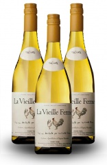 La Vieille Ferme BLANC Côtes du Rhône Villages Famille Perrin 3x0,75l Flaschen