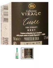 VIRAGE Cuvée Brut Vino Spumante Metodo Italiano 6x0,75l