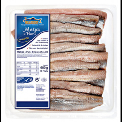 Friesenkrone MSC Matjes Pur friesischer Art ohne l 10 Filets 600 g Schale