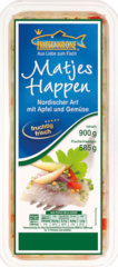 Friesenkrone Matjes Happen nordischer Art mit Apfel und Gemse - 900 g Schale