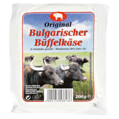 Original Bulgarischer Bffelkse in Salzlake gereift, Mind. 50 % Fett i. Tr. 200 g