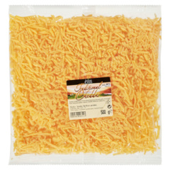Cheddar Hartkse, gehobelt, Irish Castle Traditional - 48 % Fett i.Tr. 500 g Beutel