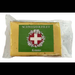 SCHWEIZER FILET Schnittkse mit Krutern umhllt  50 % Fett i.Tr. - 520 g Stck