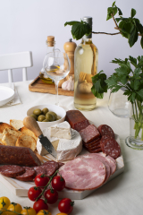 Großes Festbuffet von Käse und Wurst - 2,275 kg Wurst + 1,950 kg Käse